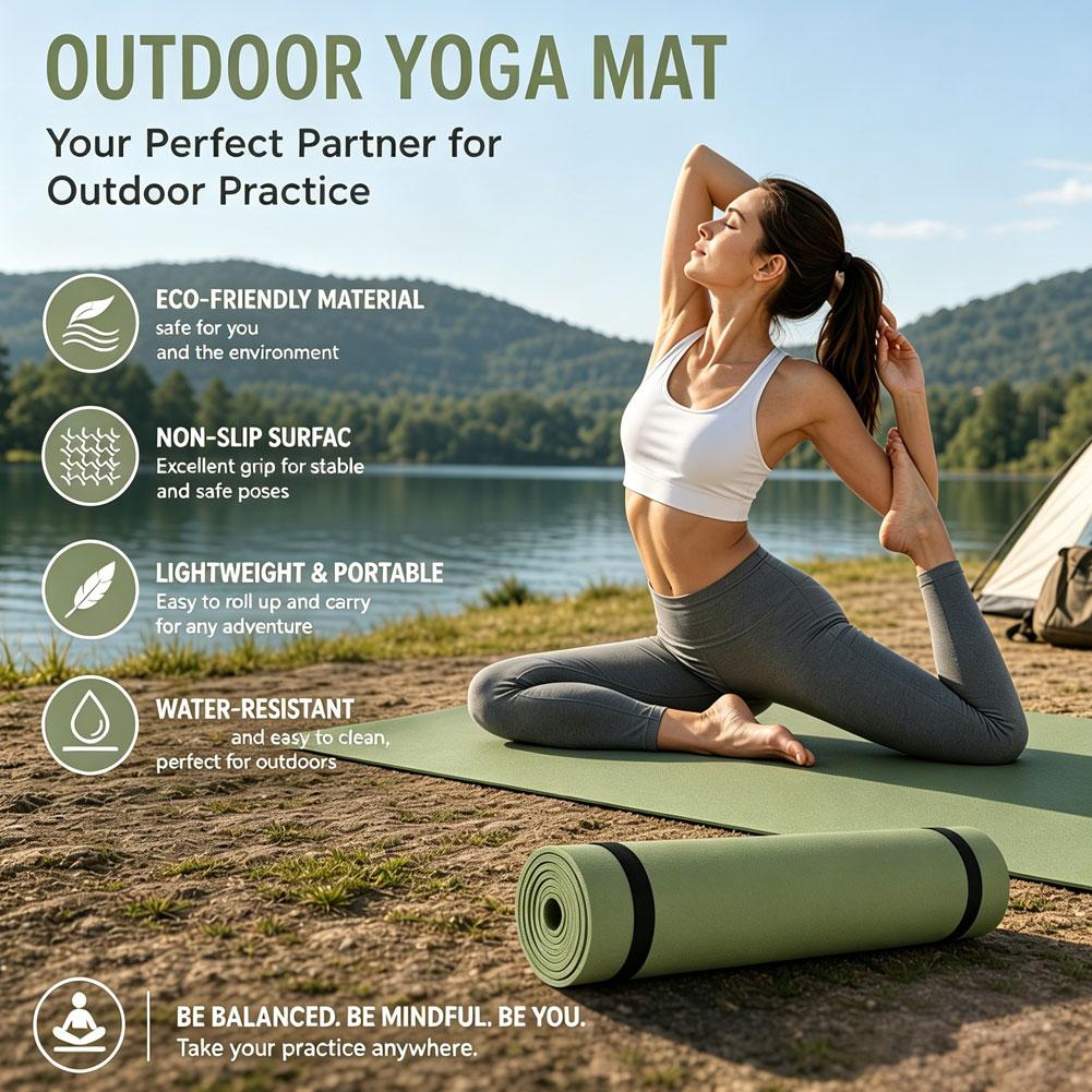 Sports Equipment For Schools - Nonslip Exercise Fitness Pilates Mat Exercise