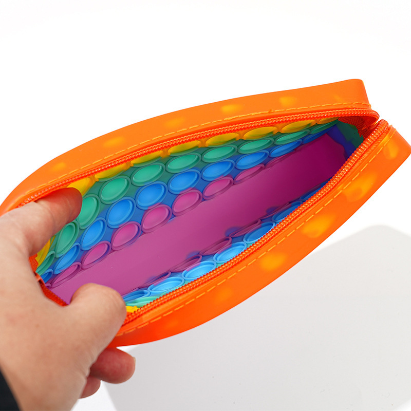 Rainbow Pencil Case Silicone P - Sports Equipment For Schools recension och pris