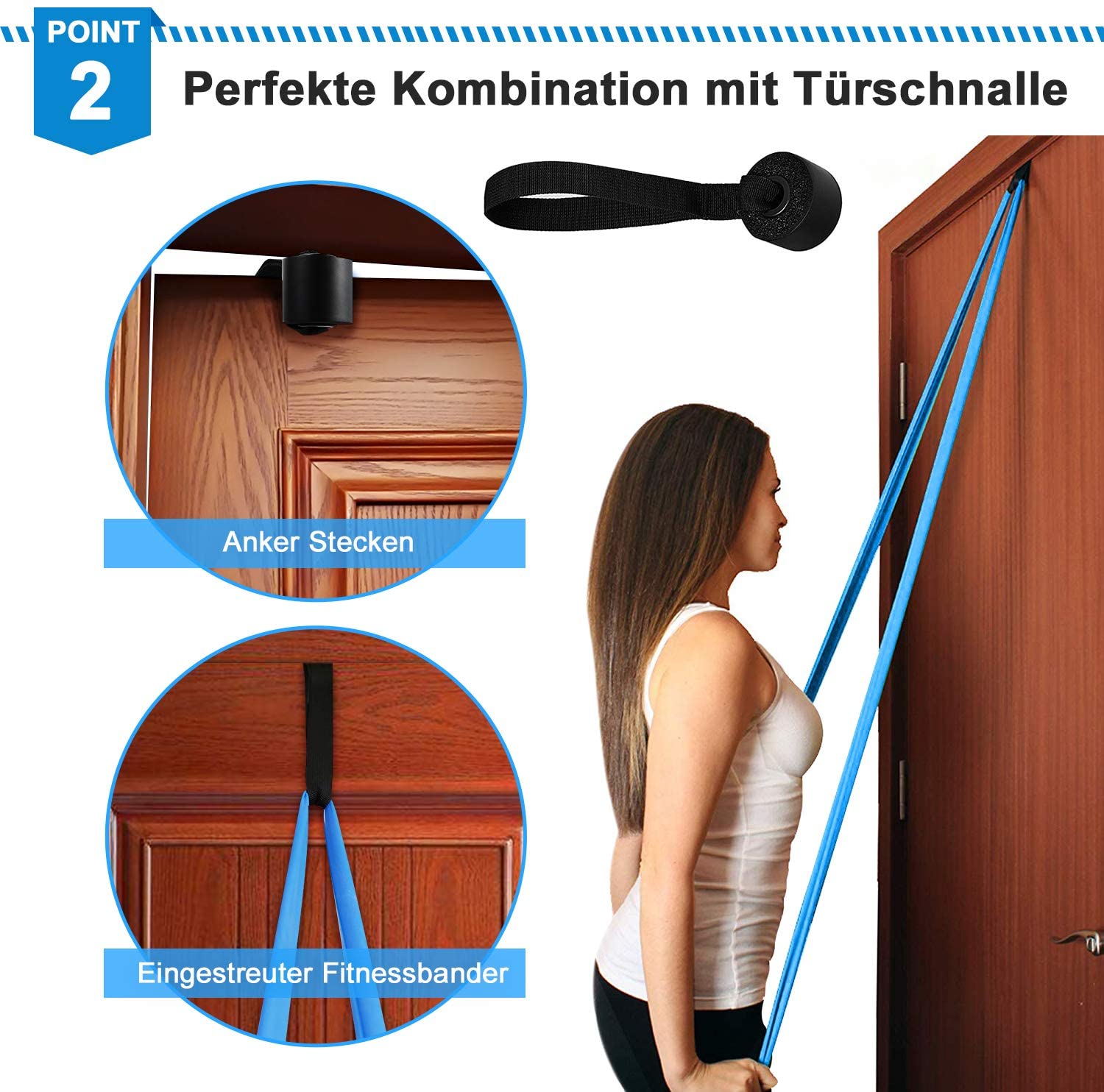 Elastic Fitness Bands 3Pcs Res - Sports Equipment For Schools recension och pris