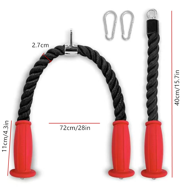 Ergonomic Tricep Ropes Non-Sli - Sports Equipment Wholesale recension och pris
