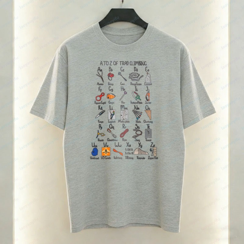 Climbing Gear Alphabet Men's T - Sports Equipment A To Z recension och pris