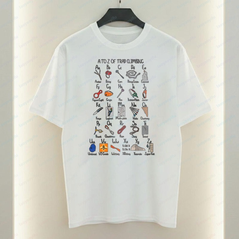 Climbing Gear Alphabet Men's T - Sports Equipment A To Z recension och pris