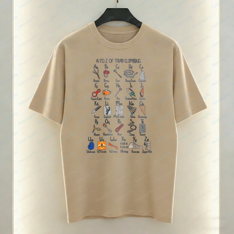 Climbing Gear Alphabet Men's T - Sports Equipment A To Z recension och pris