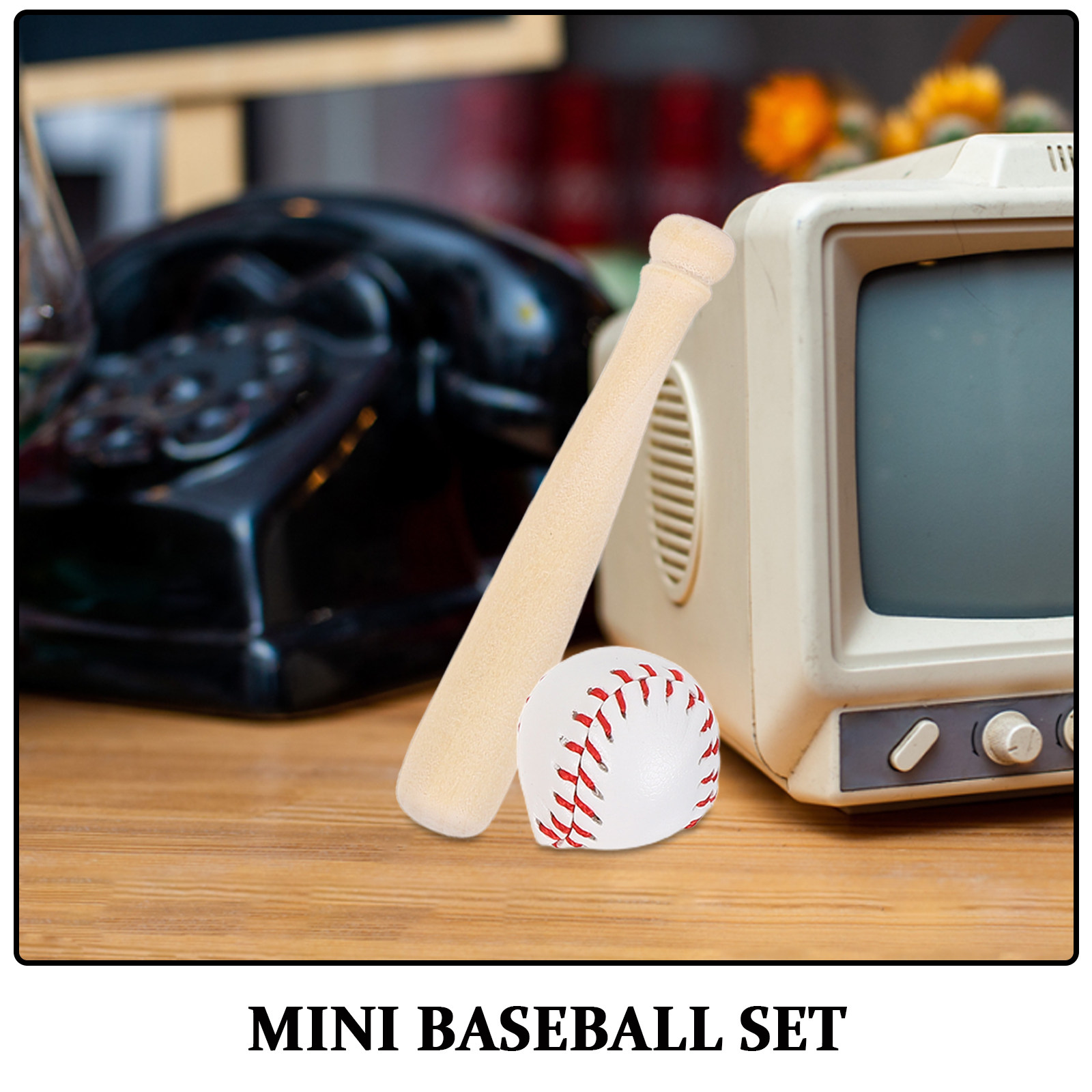 2Sets Miniature Baseball Bat a - Sports Equipment Bat recension och pris