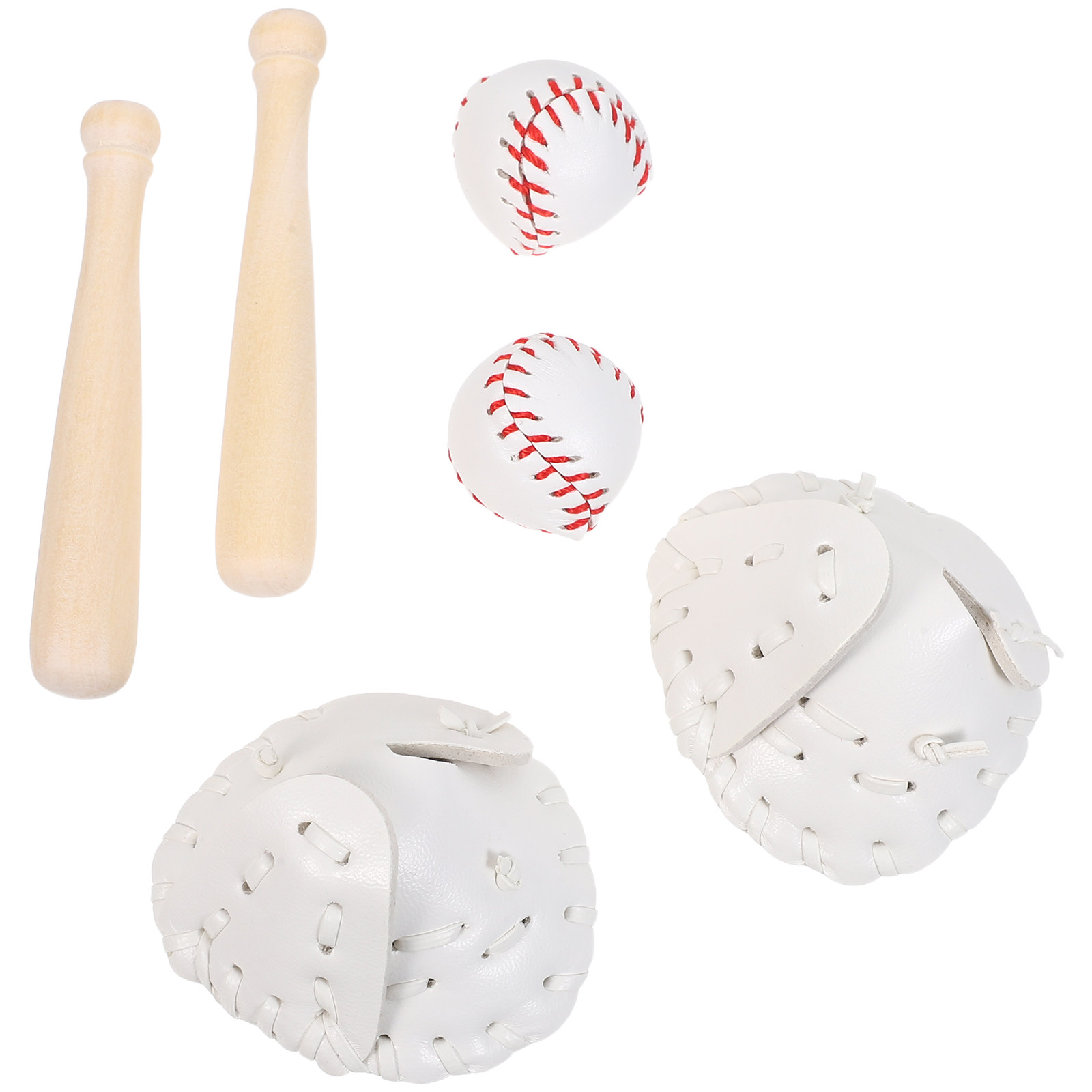 2Sets Miniature Baseball Bat a - Sports Equipment Bat recension och pris