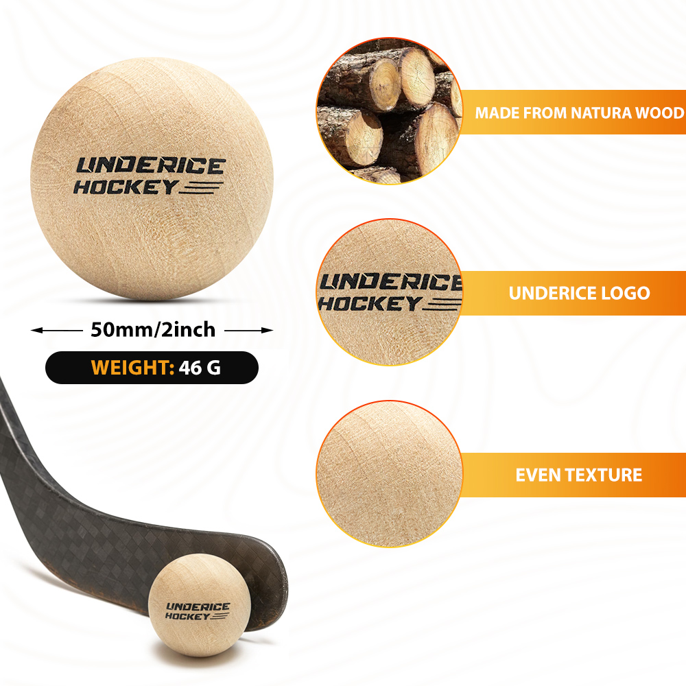 UICE 1pc Ice Hockey Wood Ball  - Field Hockey Stick recension och pris