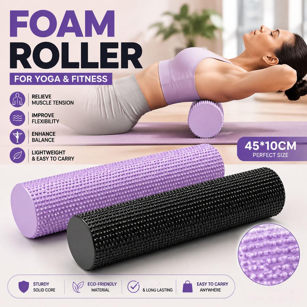 Yoga Foam Roller EVA High Dens - Sports Equipment For Schools recension och pris
