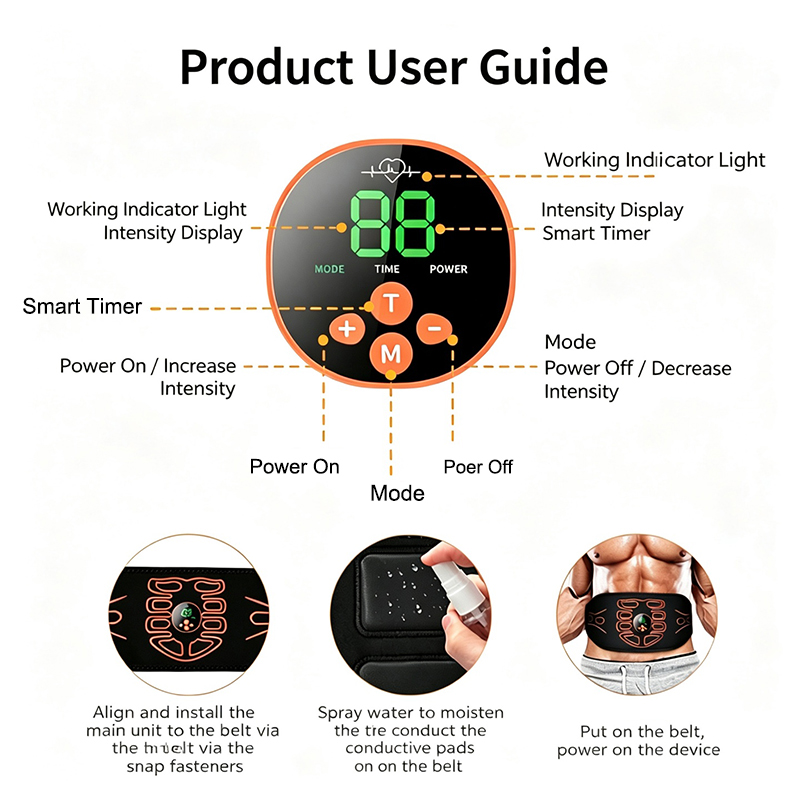 Abdominal Toning Belt Smart Ab - Sports Equipment Wholesale recension och pris